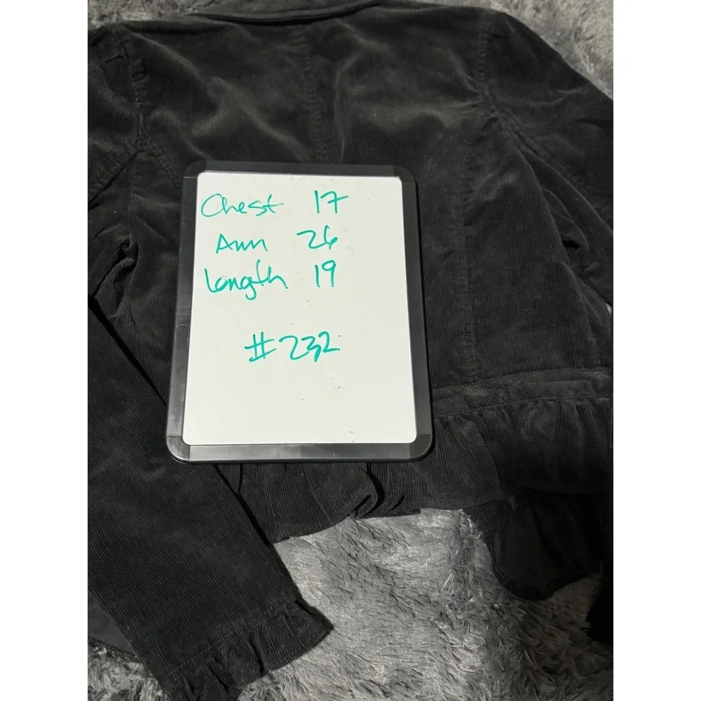 INC International Concepts Black Velvet Blazer Womens Med Fitted Goth Y2K Jacket